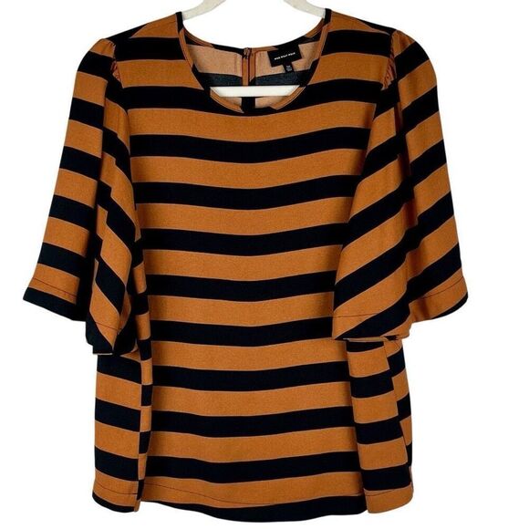 Who What Wear Striped Blouse Medium - Picture 1 of 15